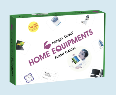 Hungry Brain Home Equipments Flash Card